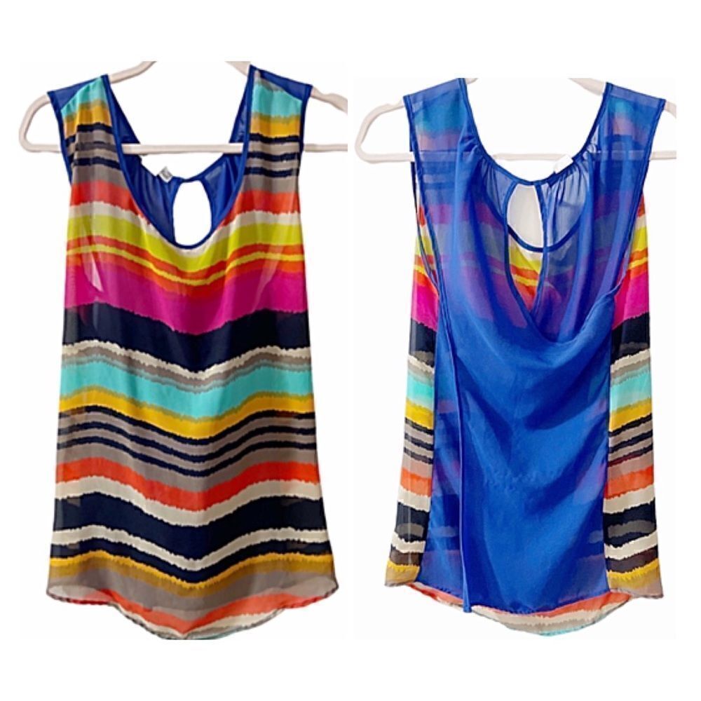 Le Fash Striped Top 27” X 17”